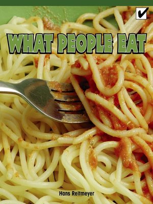 cover image of What People Eat